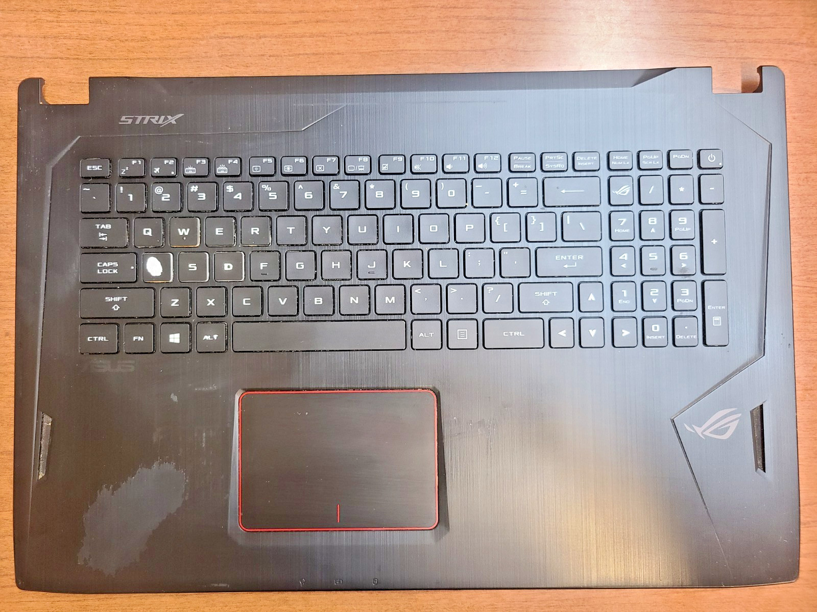 ASUS ROG GL702V GL702VI PALMREST TOUCHPAD KEYBOARD 13N1-32A0201 13NB0G91AP0201