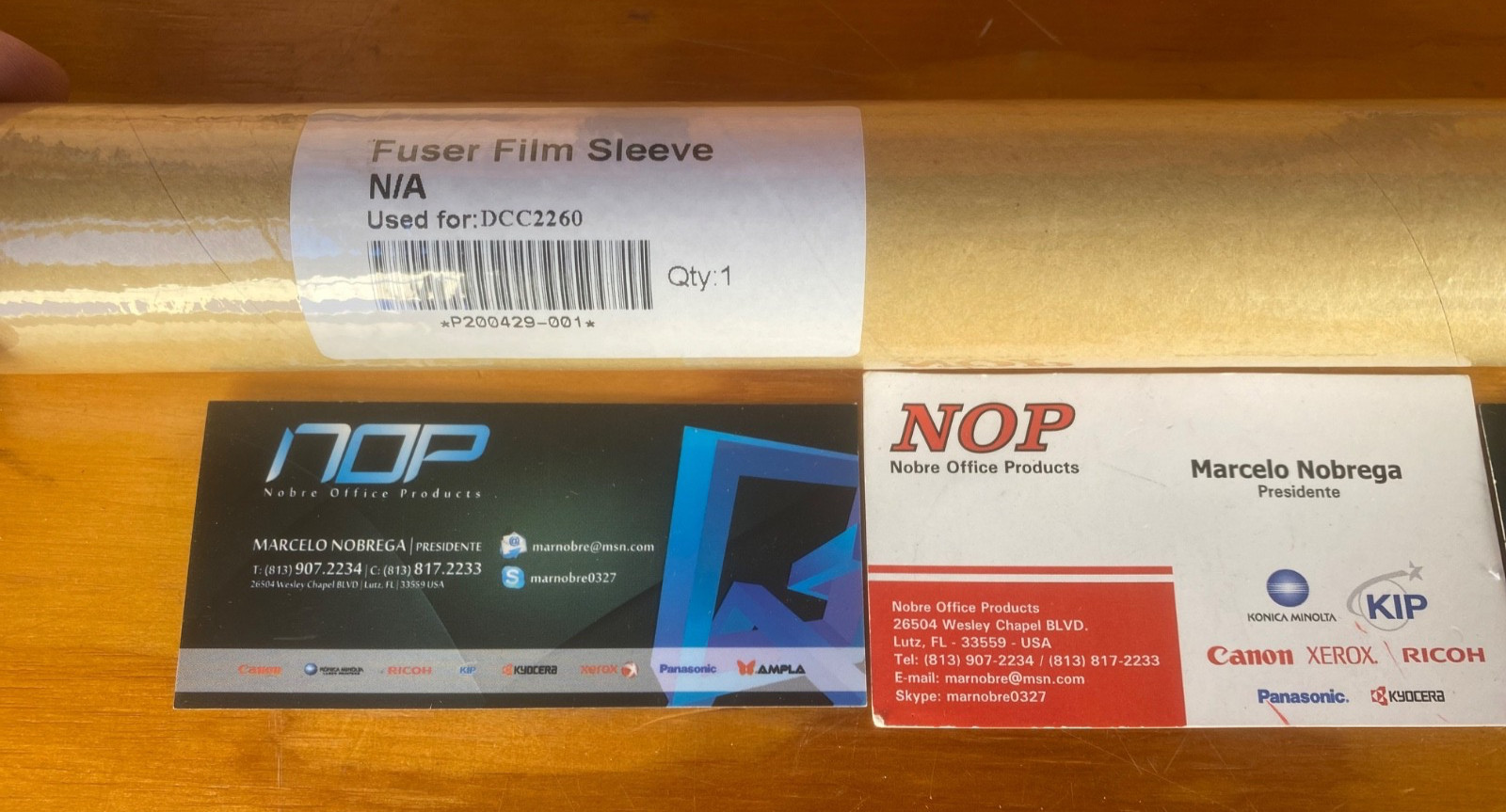 XEROX FUSER FILM BELT DC C2263 C2265 C7120 C7220 C7225 C2260 GENERIC.