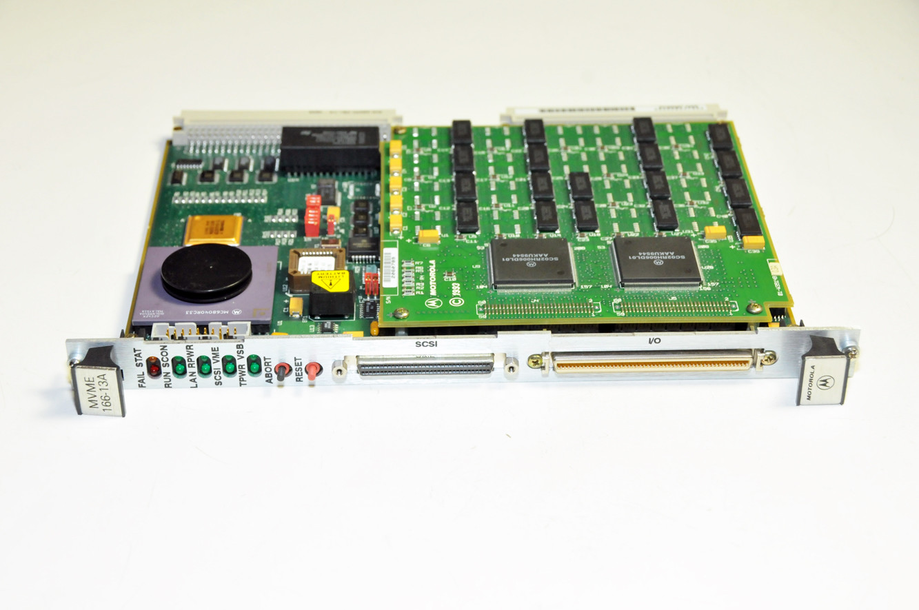 Motorola MVME166-13A VME CPU Board  01-W3937B-03C     Warranty
