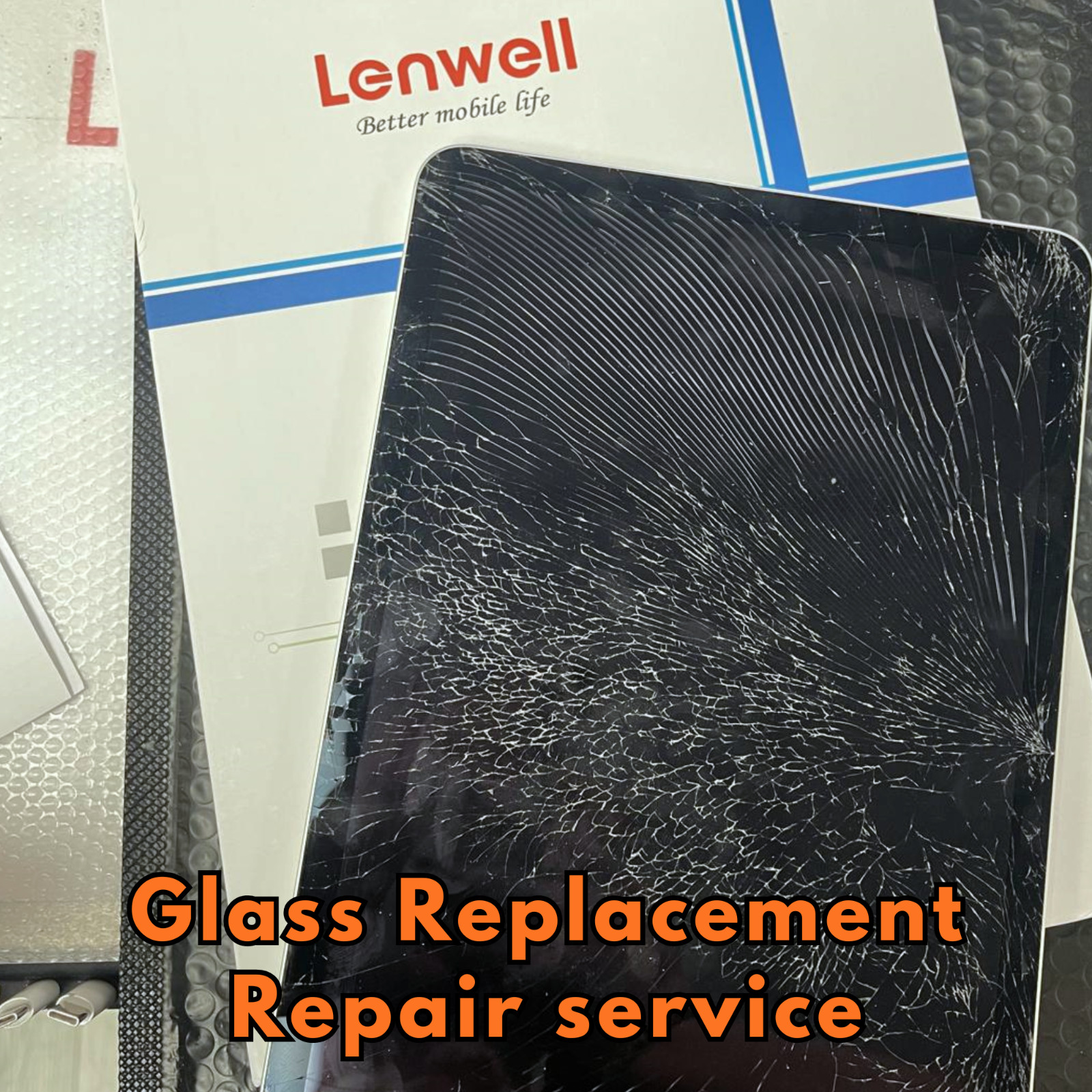 For iPad Air 1/2/3/4/5th broken glass screen replacement repair service FAST