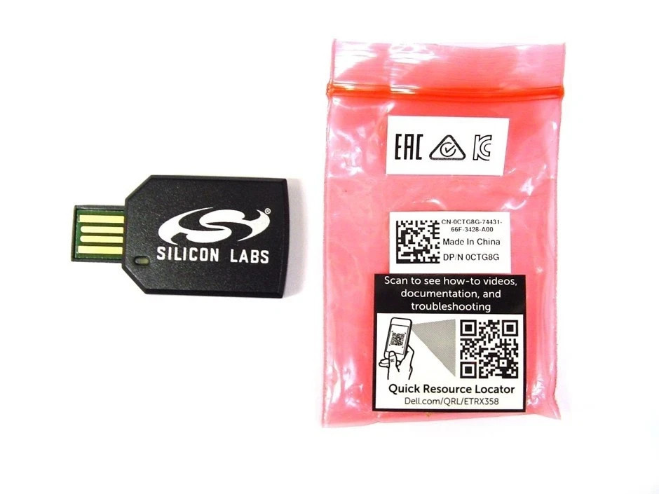 Dell Silicon Labs ETRX358USB Zigbee USB Iot Card CTG8G 0CTG8G