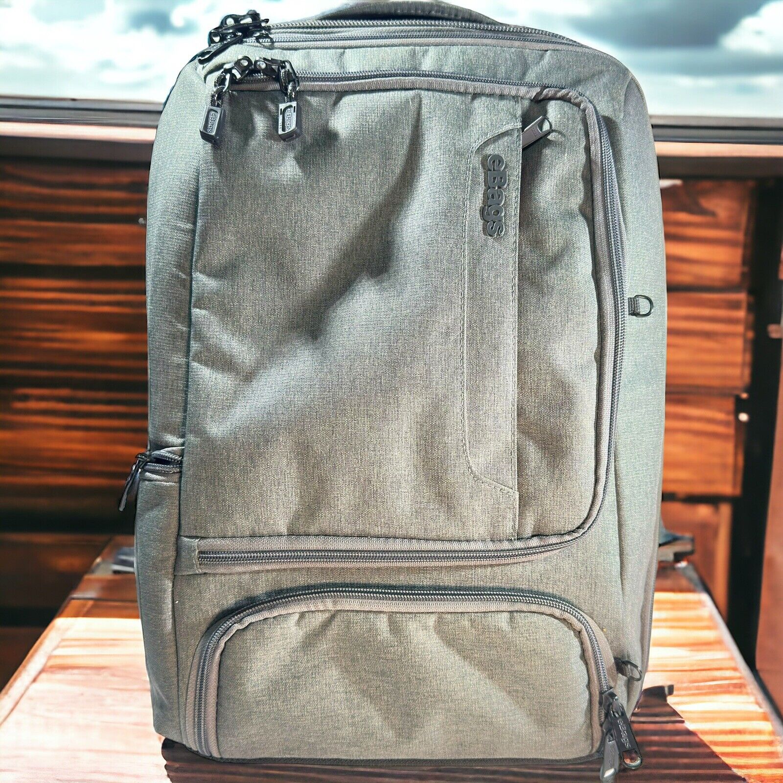 eBags Professional Slim Laptop Backpack - Heathered Graphite