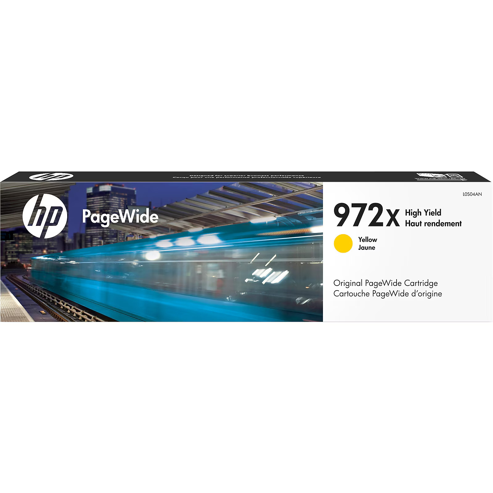 Genuine HP 972X Yellow High Yield Ink Cartridge Exp 2021-2026