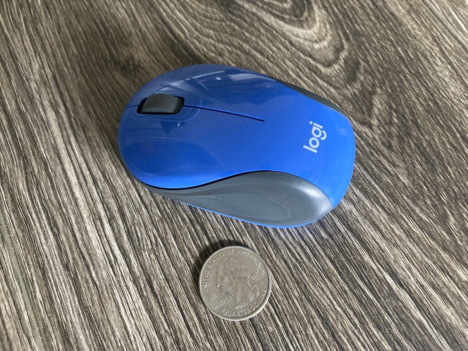 Logitech M187 Wireless Mini Ultra Portable Laptop Mouse with USB Dongle Blue
