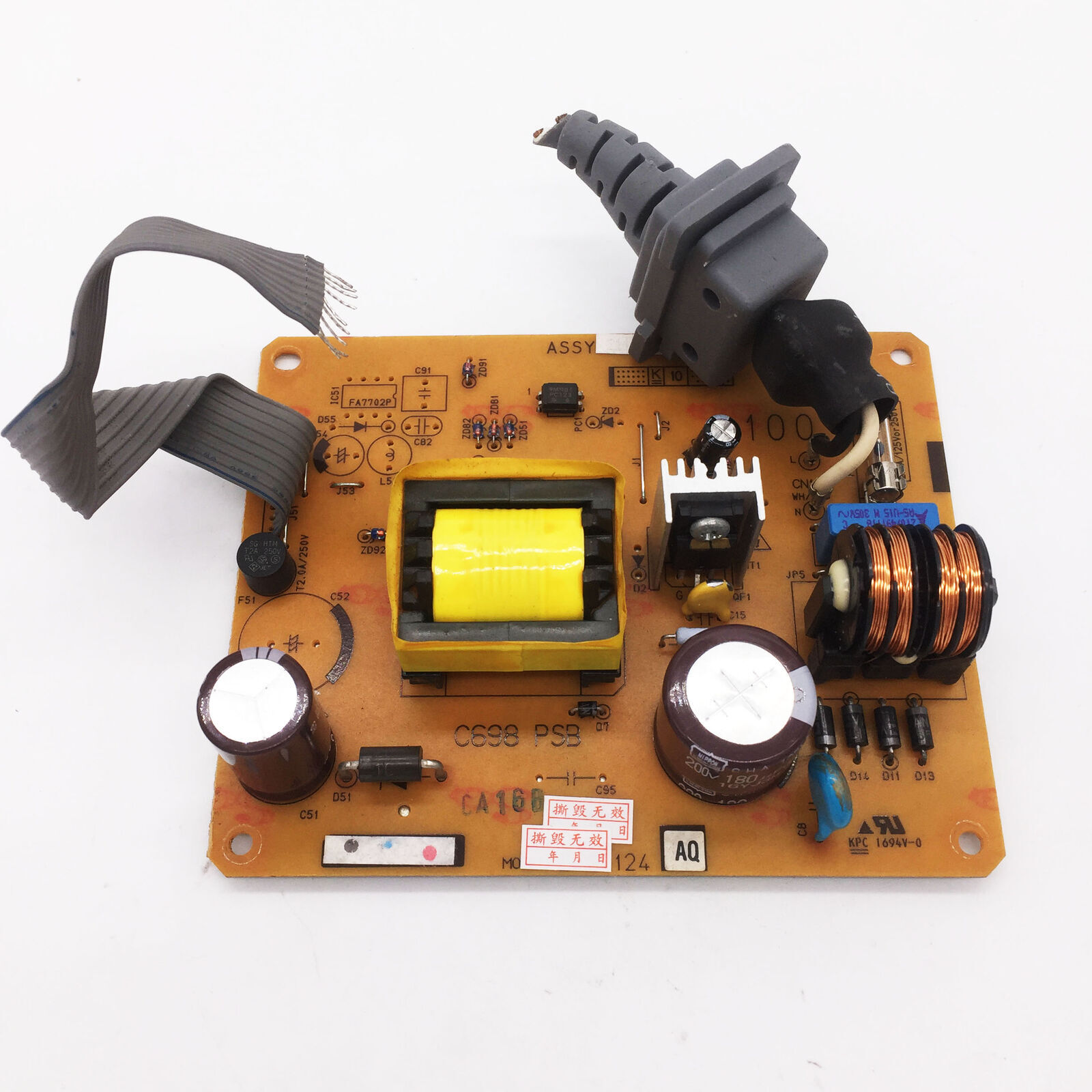 110V POWER SUPPLY BOARD C698 PSB FOR EPSON ME1100 R1900 T1110 PRINTER