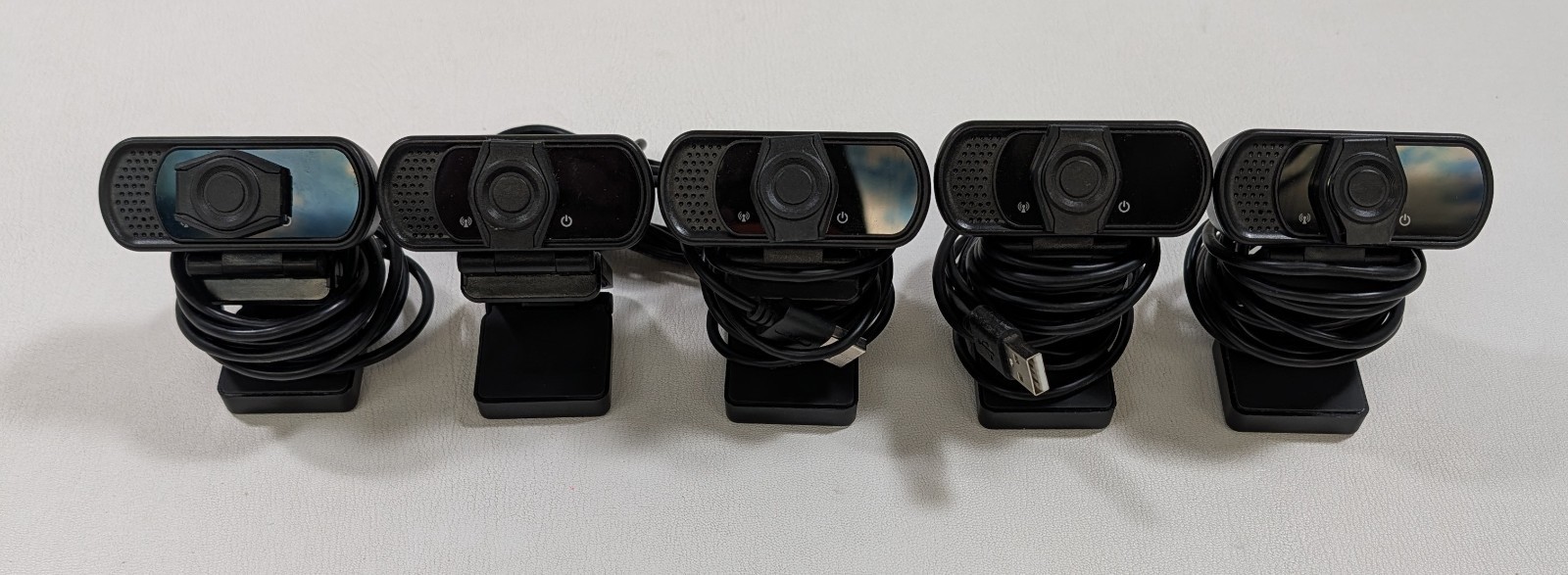Lot Of 5 1080P HD Webcam USB Computer Camera with Microphone Model N5