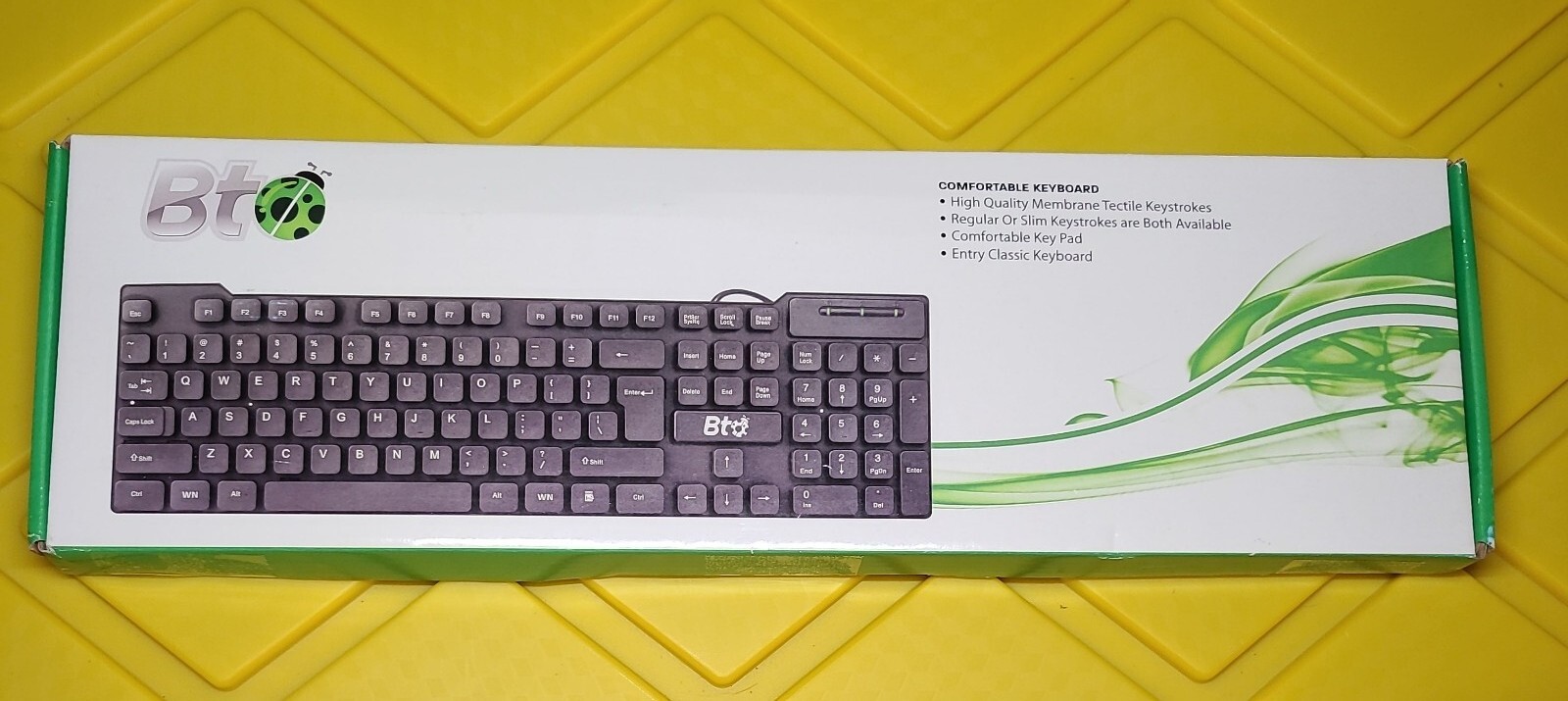 BT Keyboard Wired For Computer New In Box Entry Classic Comfortable High Quality