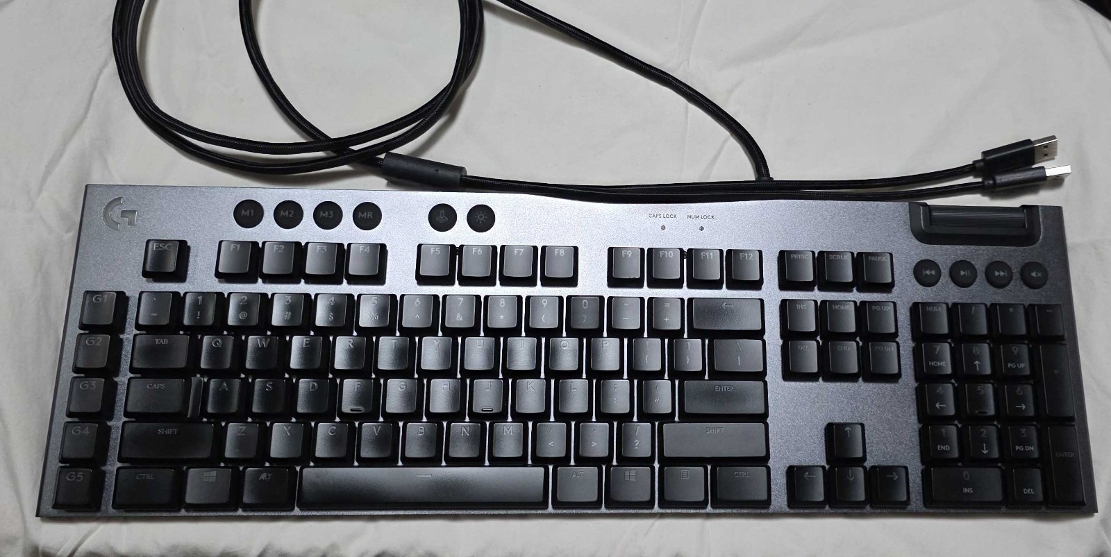 Logitech G815 RGB Wired Mechanical Gaming Keyboard- BROWN TACTILE; FULL SIZE