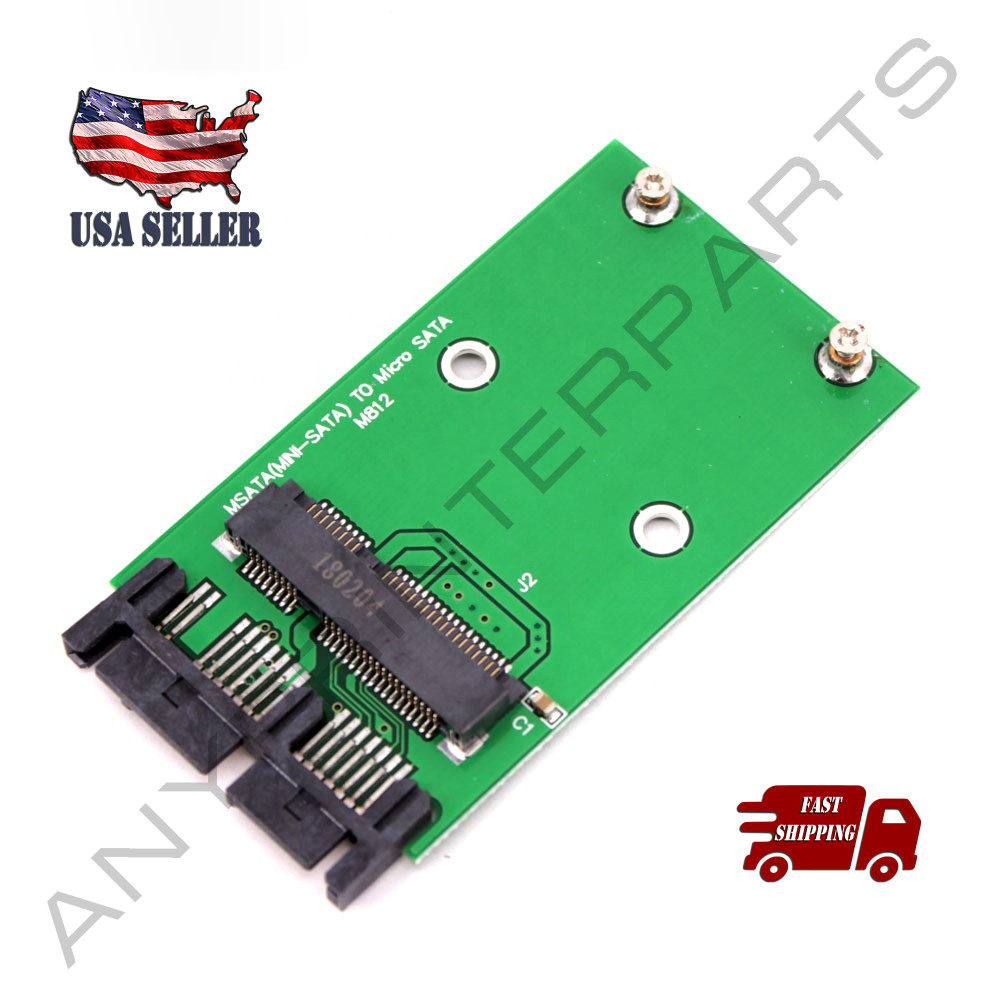 MSATA (Mini SATA) to 1.8" Micro SATA Adapter Card for SSD