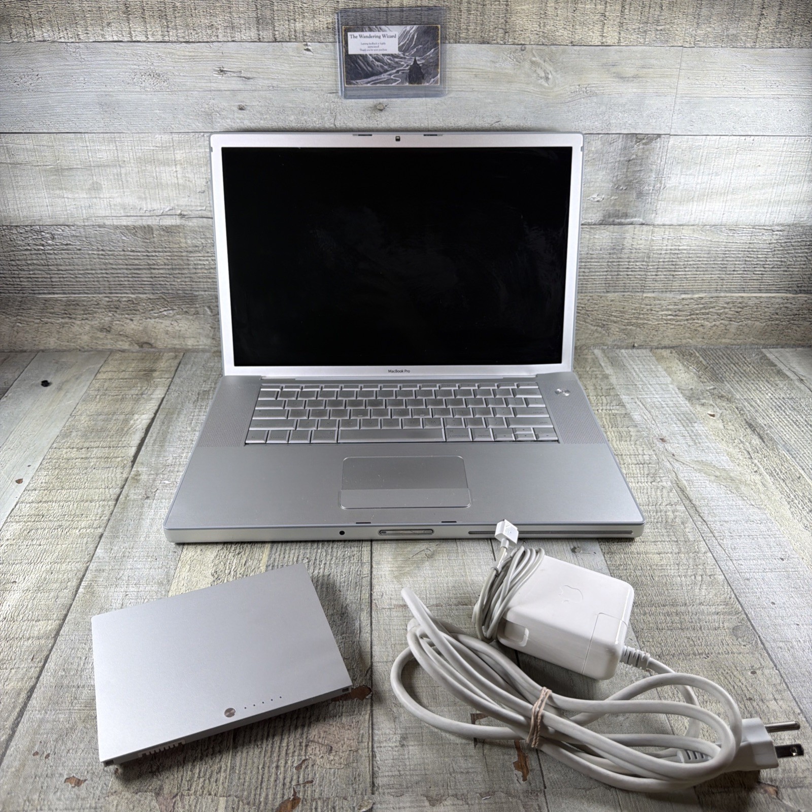 Apple MacBook Pro 15” Early 2008 4,1 A1260 W/Charger & Second Battery Read Descr