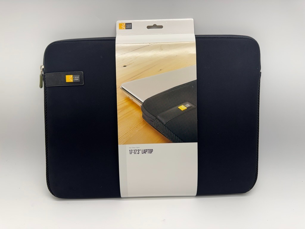 Case Logic 17-17.3 Inch Laptop Sleeve Neoprene Black LAPS117