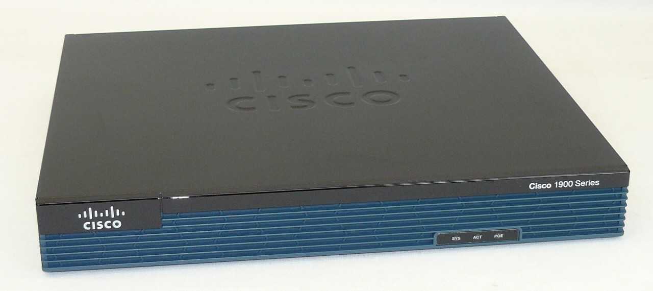 CISCO 1921/K9 2-Port Gigabit Router CISCO1921  CISCO1921/K9  256F/512D  ios-15.7