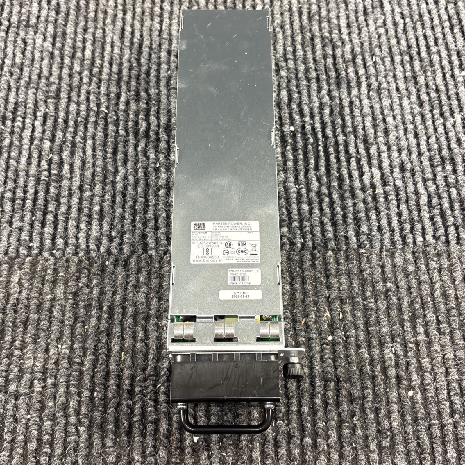 MARTEK POWER PS2518-Y-B DC POWER SUPPLY 170-0013-900