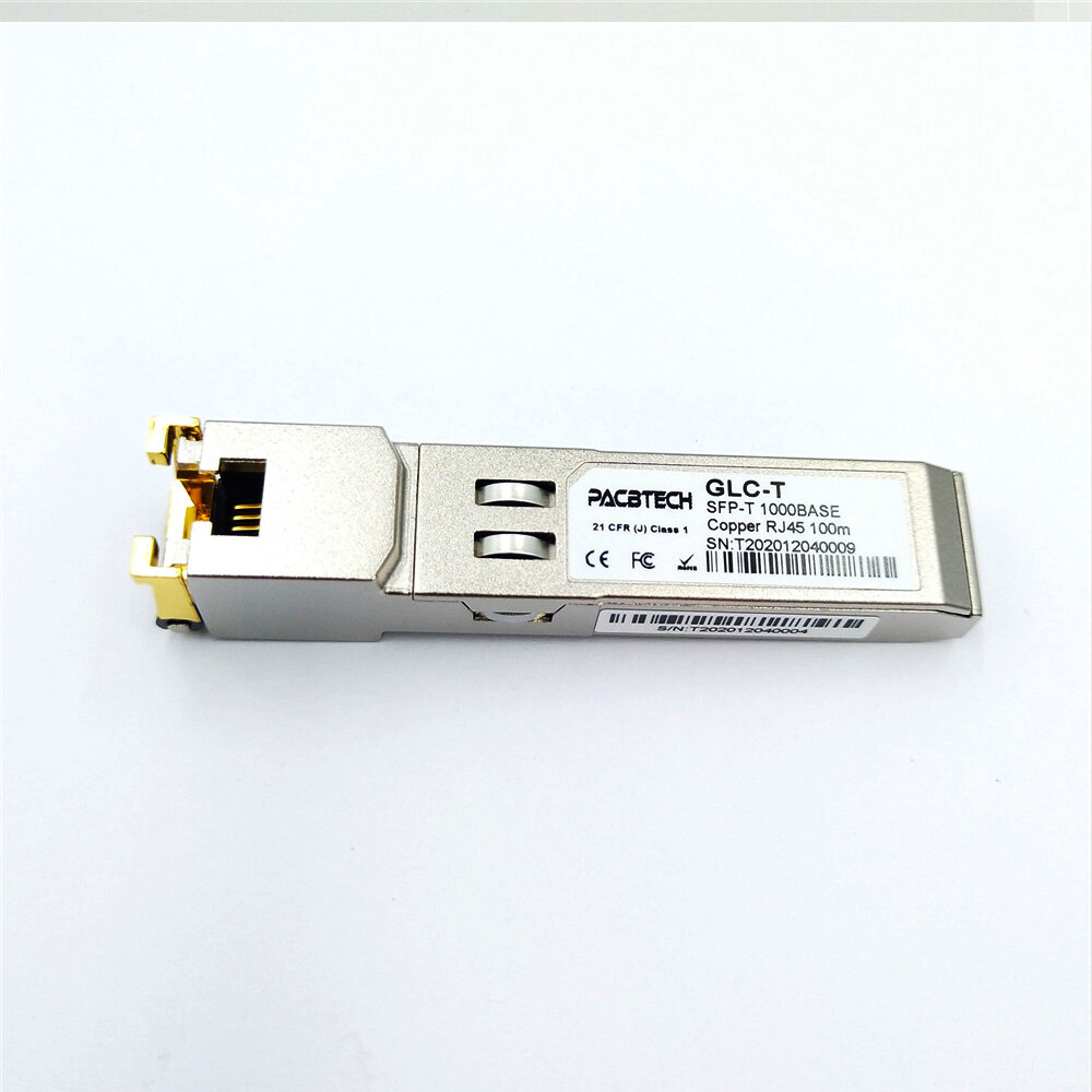 GLC-T Fully CIsco Compatible 1000 BASE-T SFP Copper RJ-45Transceiver Module 100M