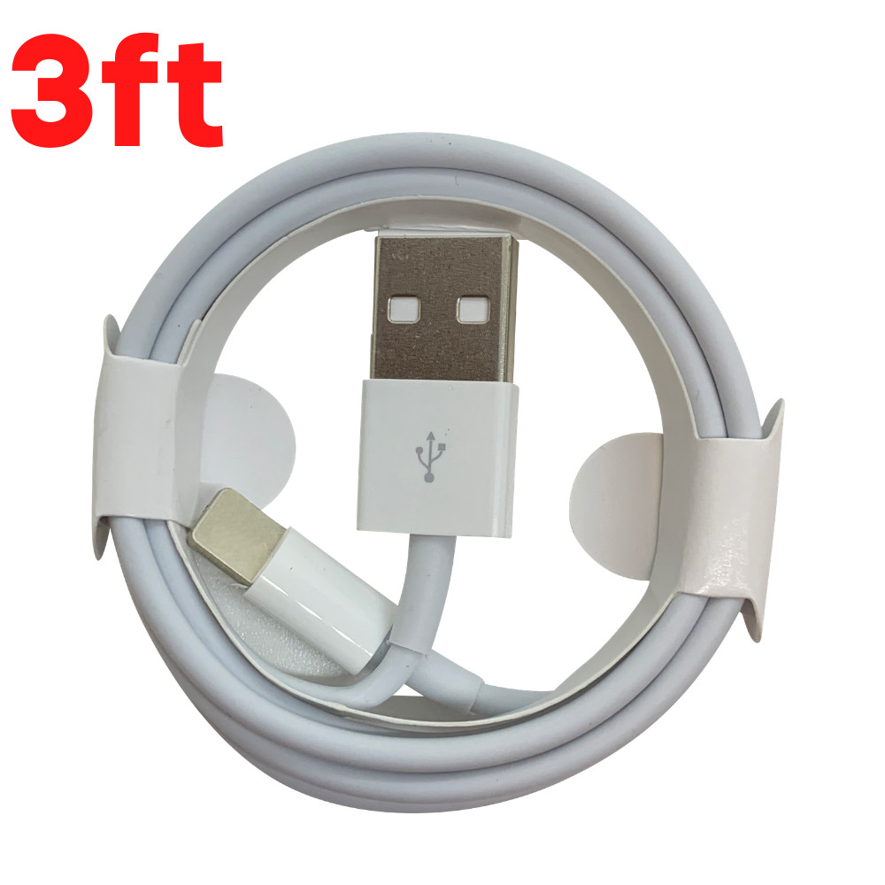 3X For Apple iPhone 12 11 XR 8 Fast Charging Cord USB Charger Data Cable 3Ft 6Ft