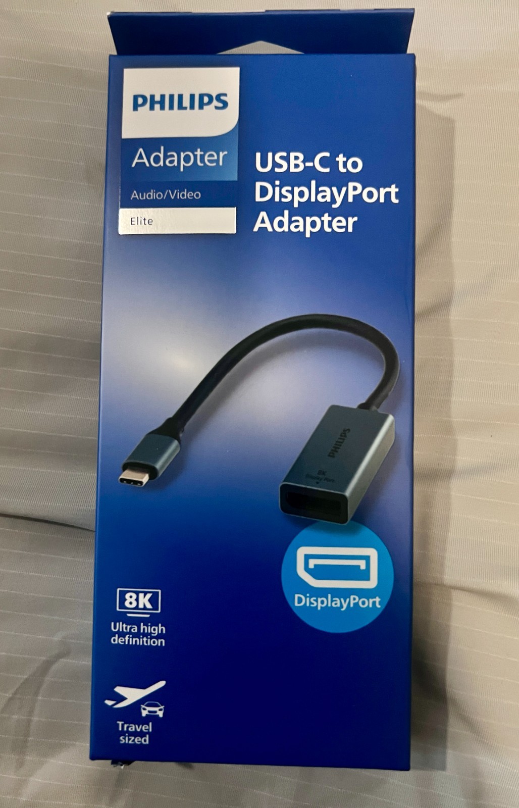 Philips Elite 8K USB-C to Display Port Adapter Travel Sized - Sealed Box