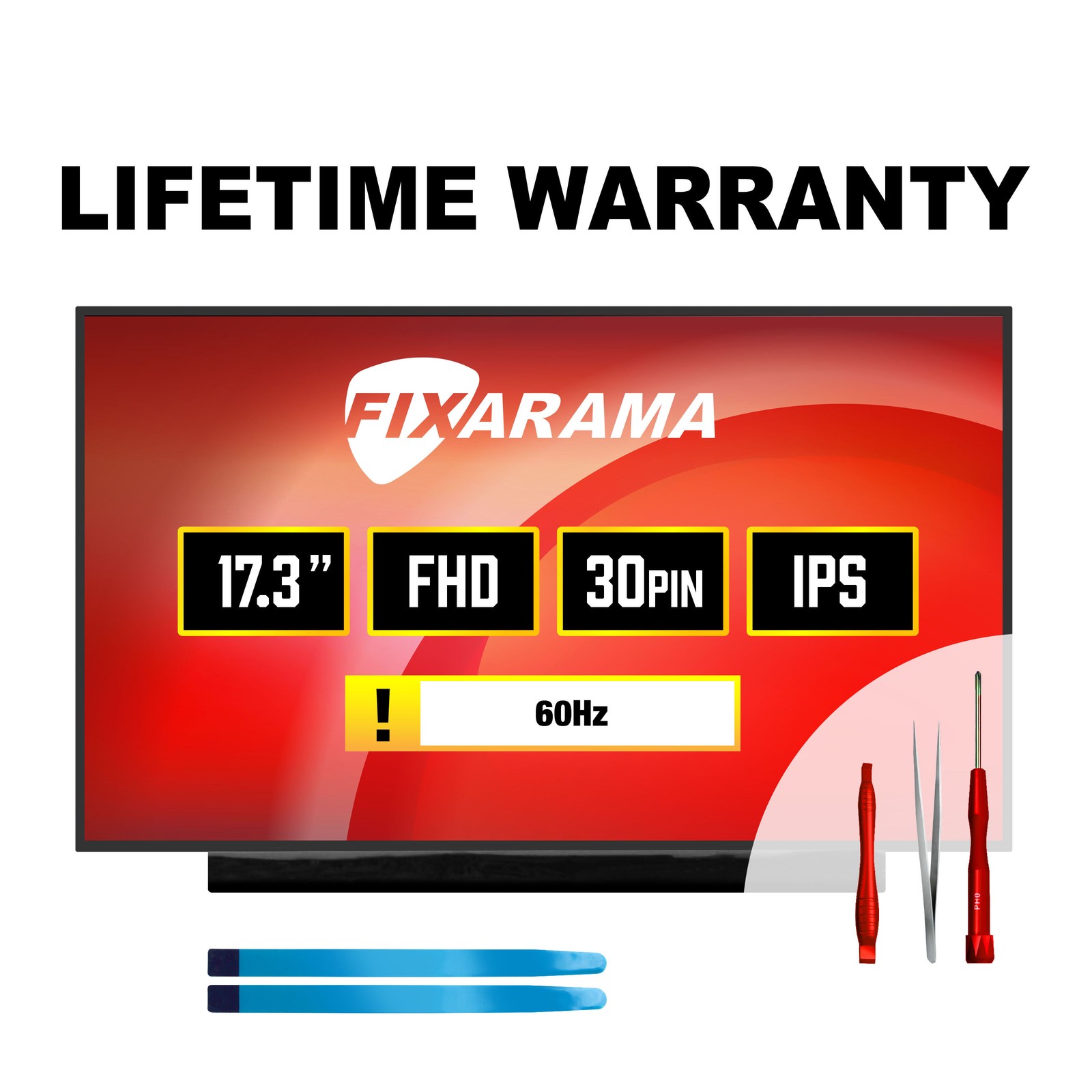 HP 17-CN2063CL 17-CN2068CL FHD IPS Matte LCD Screen + Tools GRADE A+ FIXARAMA