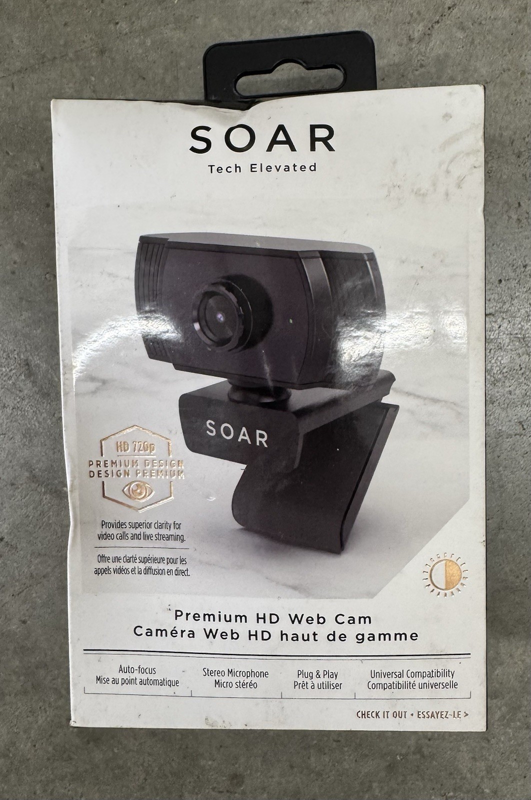 Soar Tech Elevated Premium HD Web Cam HD 720 p New