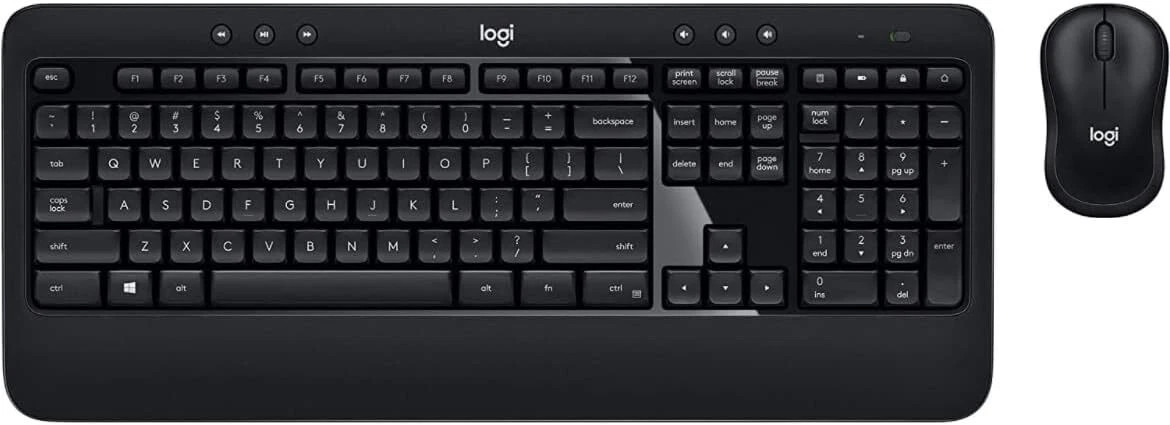 Logitech Advanced Complete Wireless Keyboard and Mouse Combo 2 Full Size MK540E
