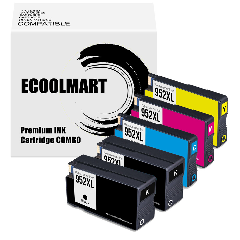 5PK Ink Cartridge replace for HP 952XL OfficeJet Pro 7720 7730 7740 7700 8210