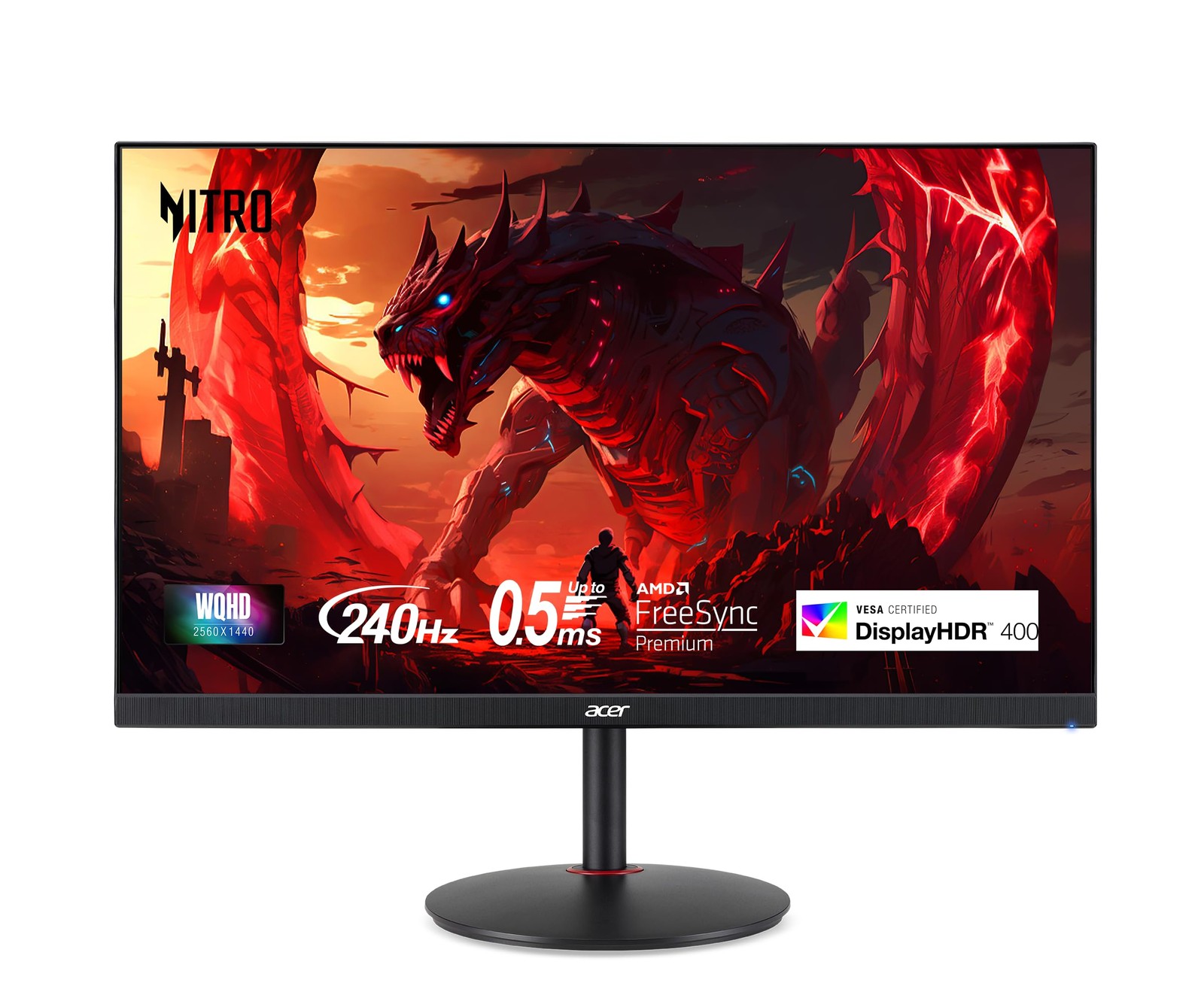 27" WQHD 2560x1440 Gaming IPS Monitor AMD FreeSync