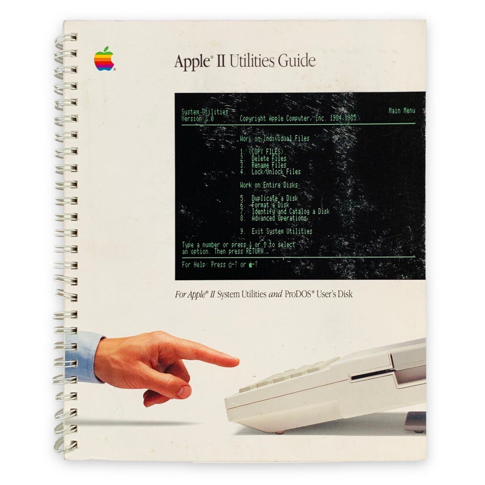 VTG 1985 Apple II Utilities Guide System Utilities ProDOS #2