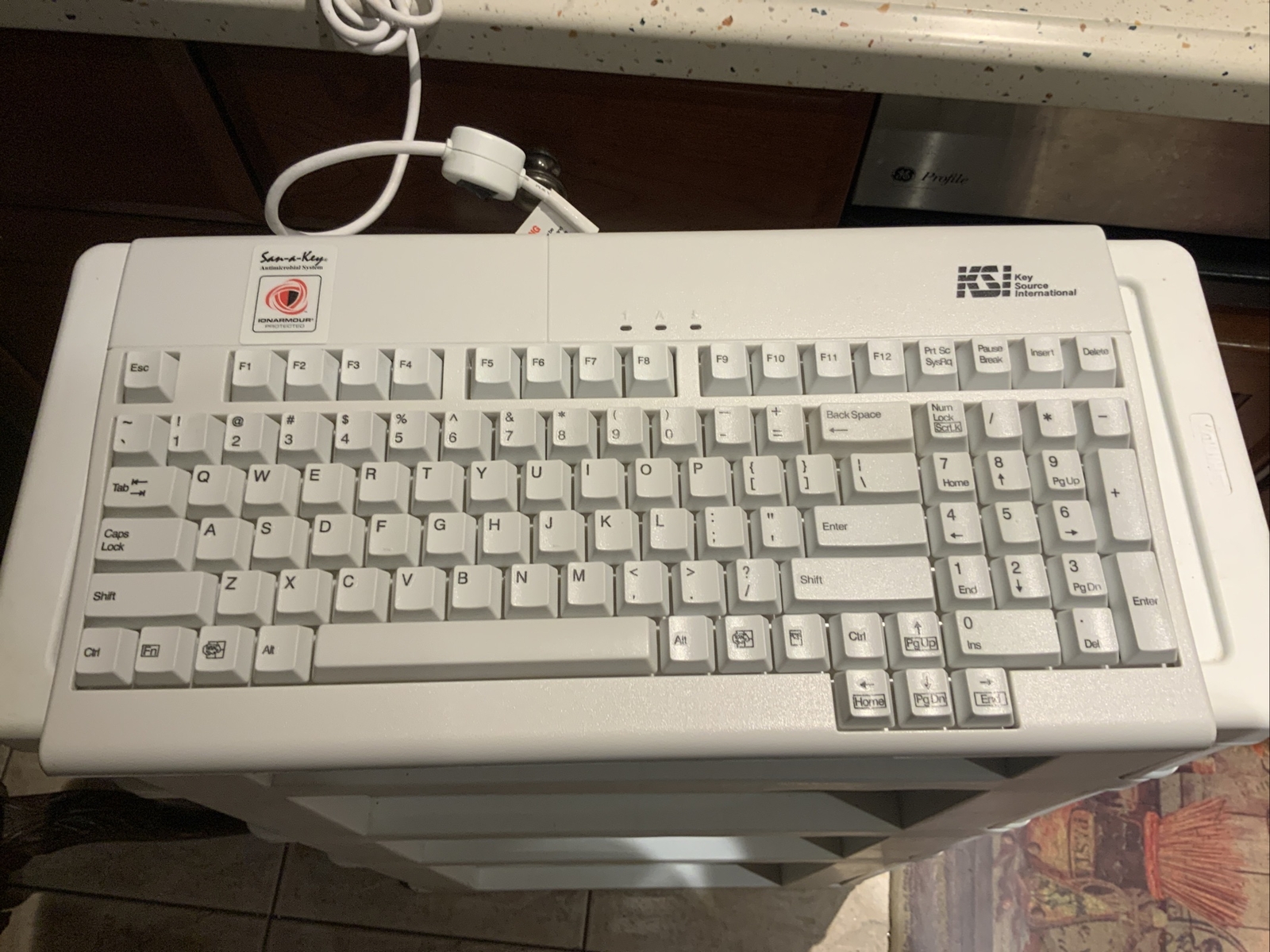 Key Source International KSI-1401 San-a-Key Computer Keyboard  Anti microbial