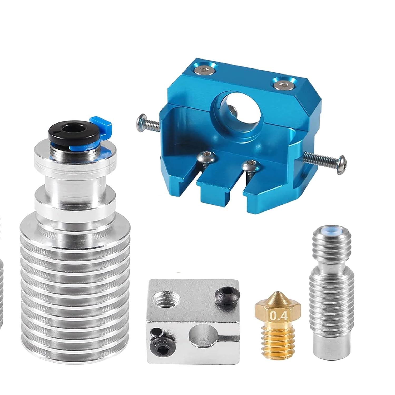 E3D V6 Hotend Kit All Metal Mount 3D Printer Hotend Upgrade Replacement Parts