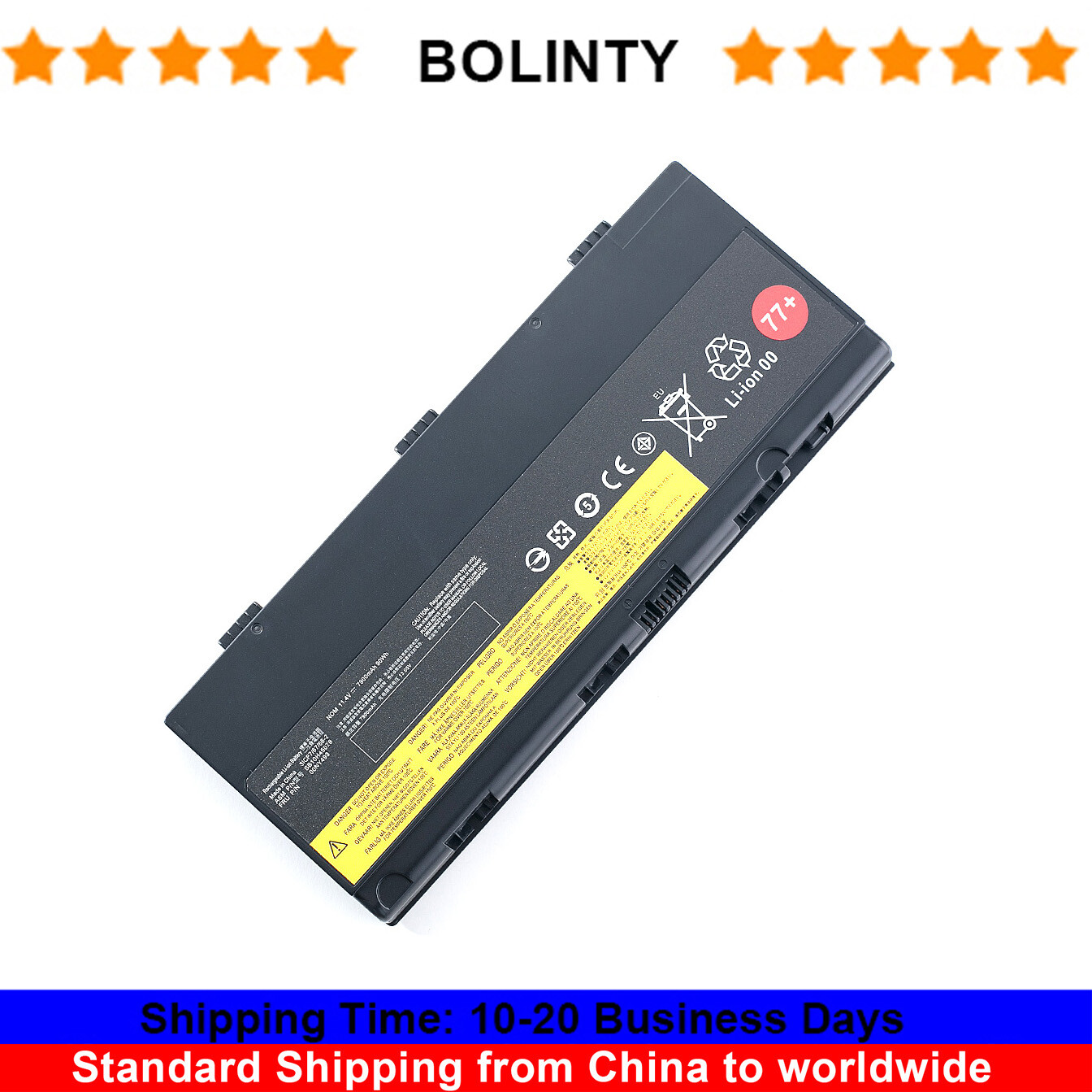 77+ 90Wh Laptop Battery For Lenovo Thinkpad P50 P51 P52 Series 00NY492 00NY493