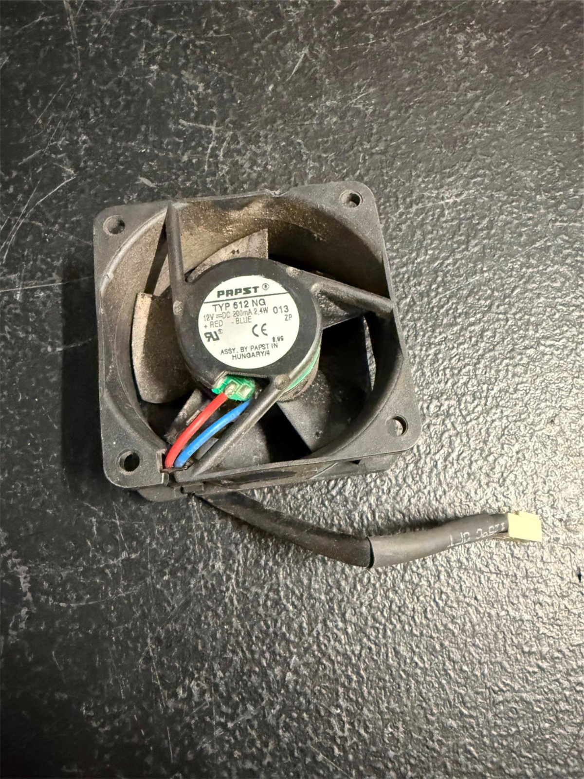 Papst TYP 612 NG Fan 12V DC 200mA 2.4W