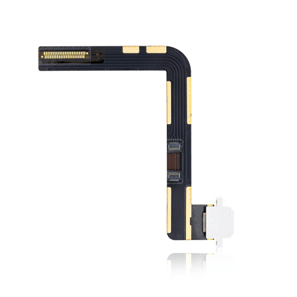 Charging Port Flex Cable Replacement WHITE for iPad 7 2019/iPad 8 2020