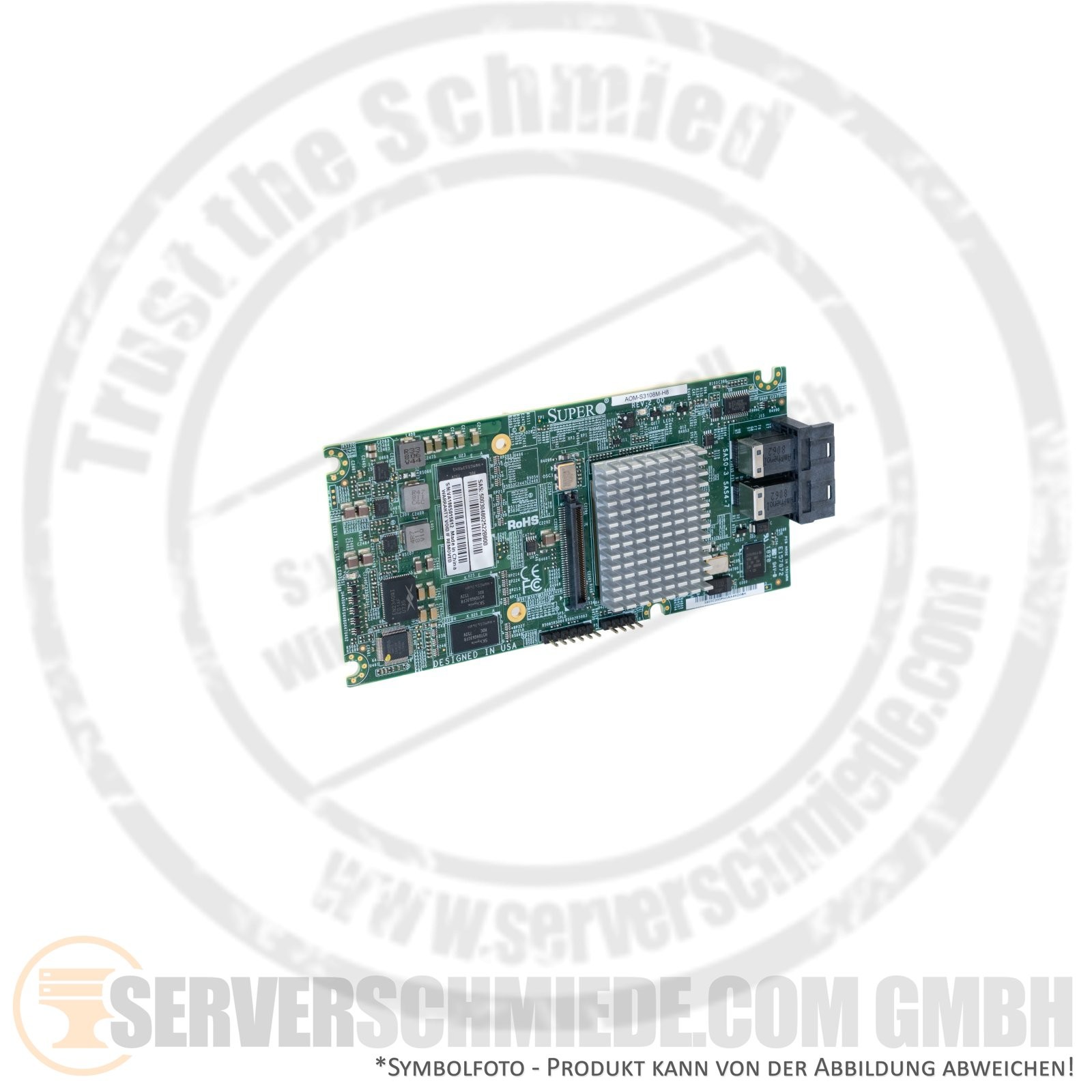 Supermicro AOM-S3108-H8 2GB 8-Port SAS AOM RAID Controller 0, 1, 5, 6, 10, 50, 6