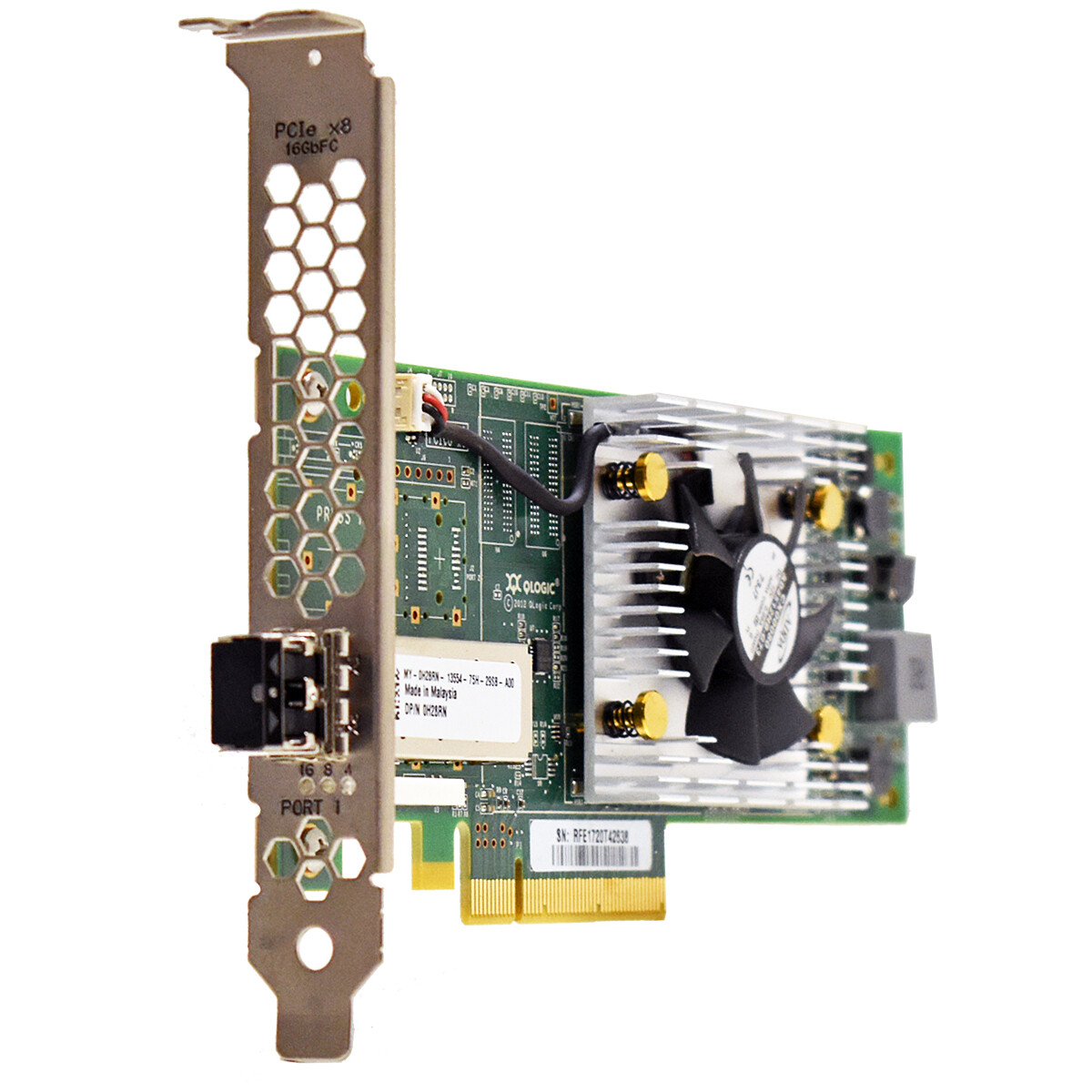 DELL Qlogic QLE2660 Network Card 1x 16Gbps FC Port PCIe 0H28RN H28RN 00187V FP