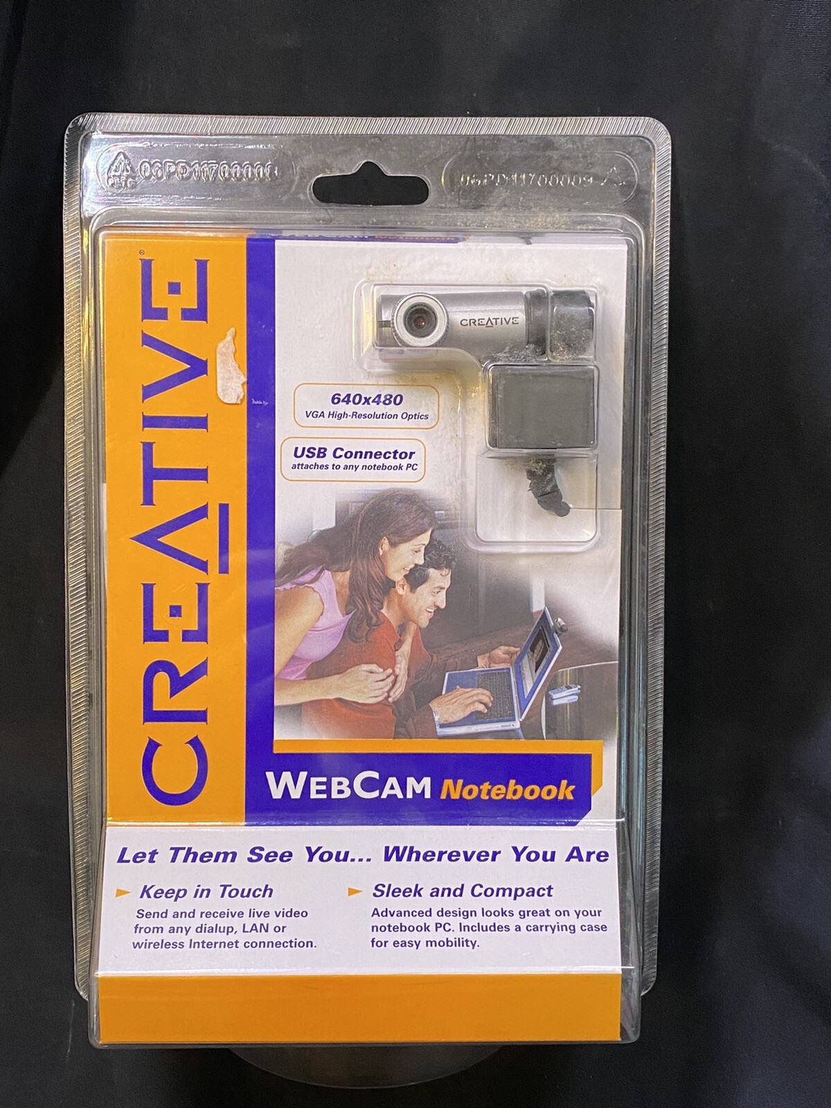 SEALED NEW CREATIVE WEBCAM NOTEBOOK
