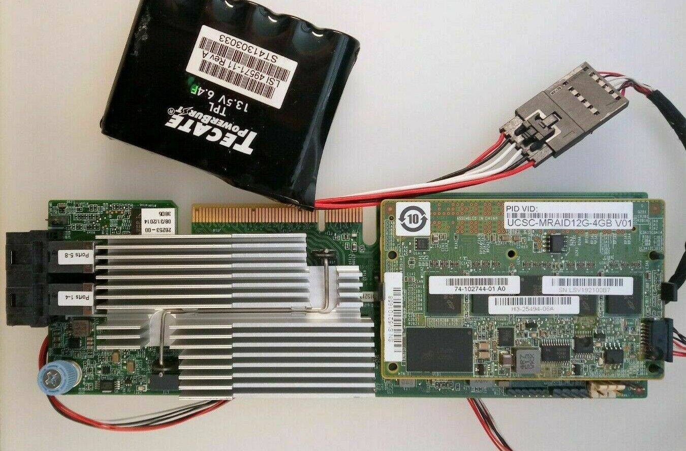 Cisco UCSC-MRAID12G SAS 12Gb/s RAID Controller Card With 4GB Cache 74-12862
