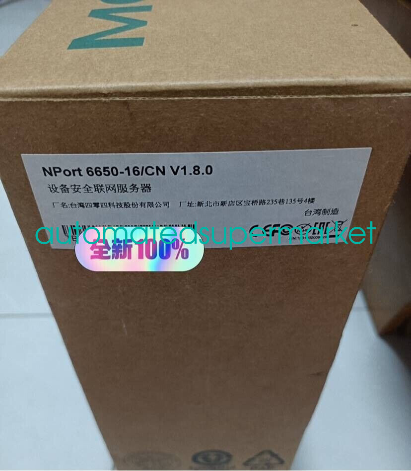 1PC NEW NPort 6650-16/CN Serial Server Shipping by DHL/FedEX