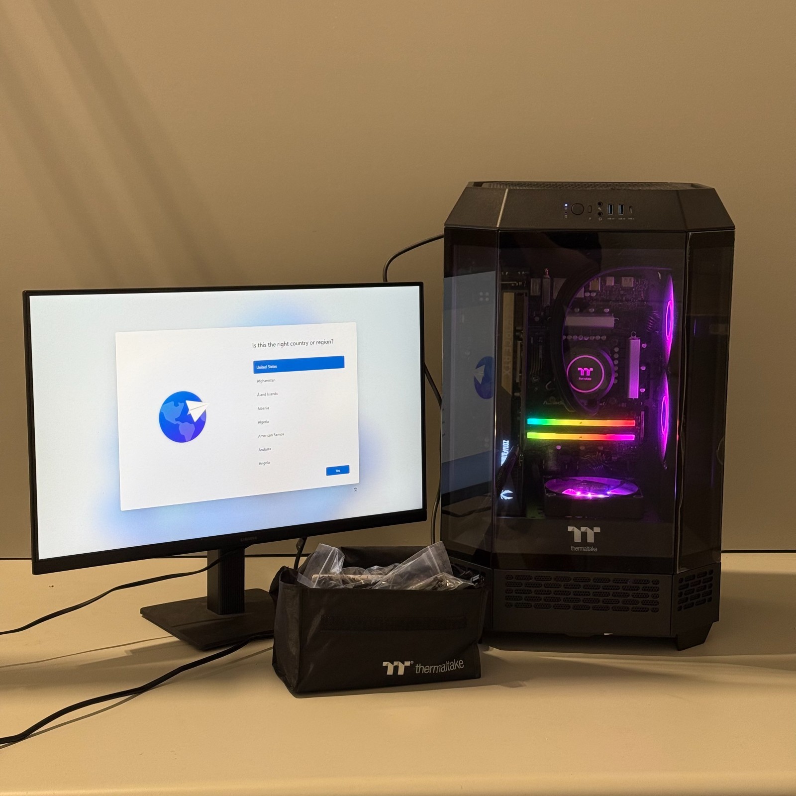 Thermaltake LCGS Reactor u2670T Desktop Intel Core Ultra 7/32GB/RTX 5070/2TB