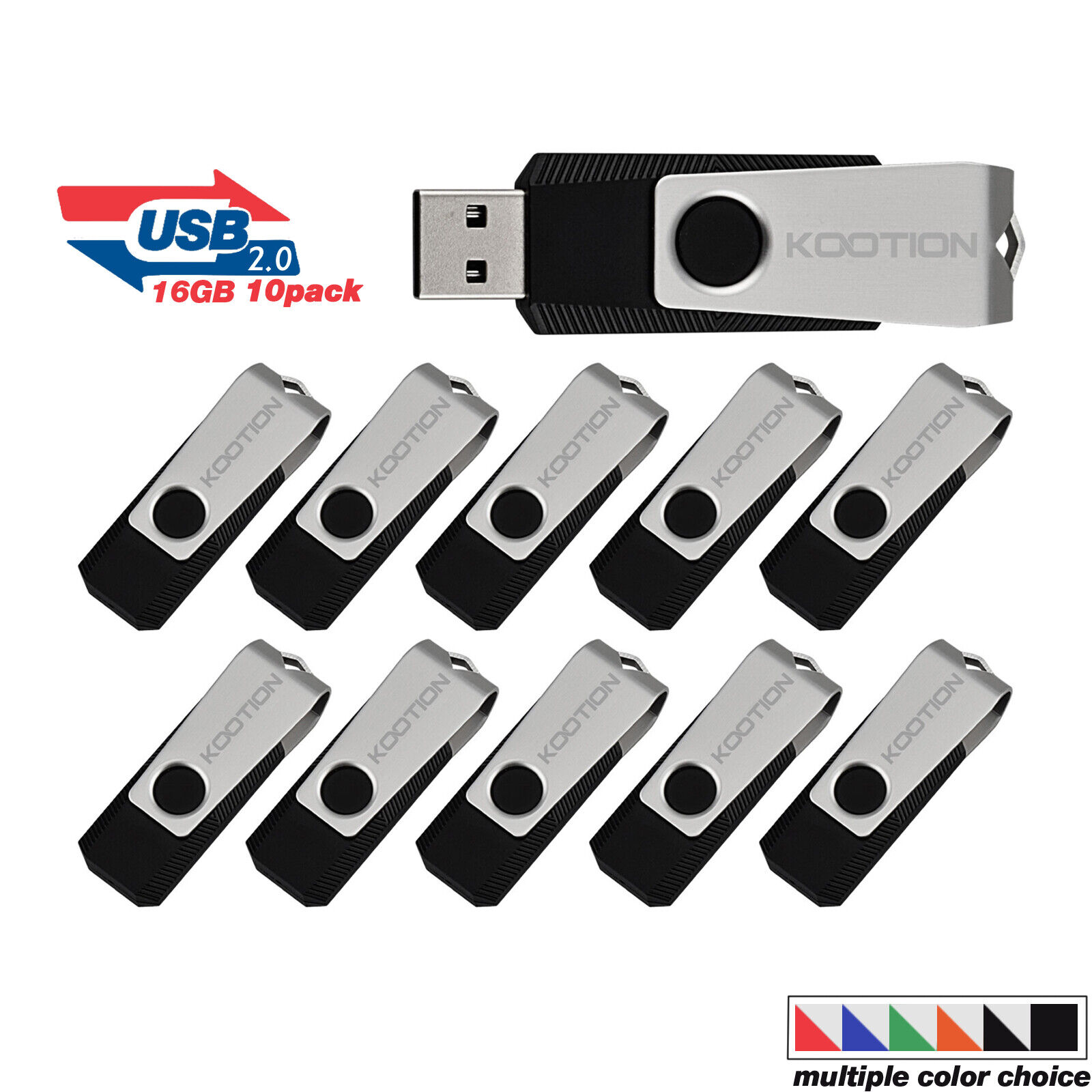 （DIY Custom LOGO) 100Pack 1-32GB Memory Stick USB2.0 Flash Drive Thumb Pen Drive