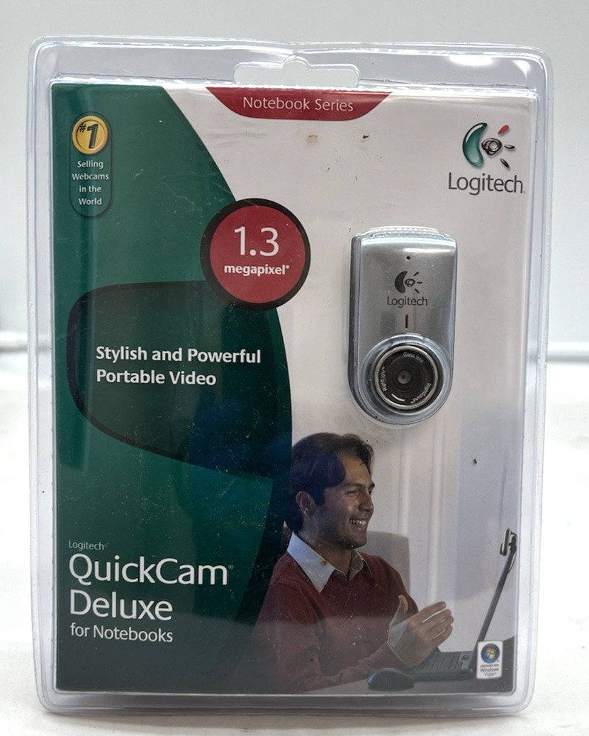 (lot of (3) New Logitech QuickCam Deluxe for Notebooks 960-000043