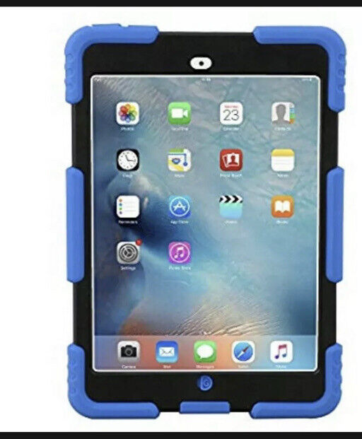 Aceguarder- Blue Black Heavy Duty iPad Mini 1,2,3 Protective Premium Case