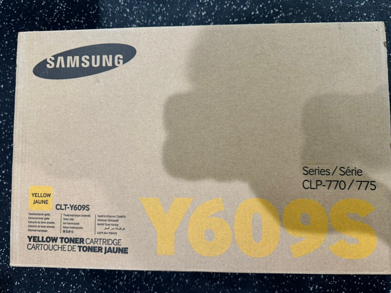NEW Genuine Samsung Y609S Yellow Printer Toner Cartridge CLT-Y609S - CLP-770