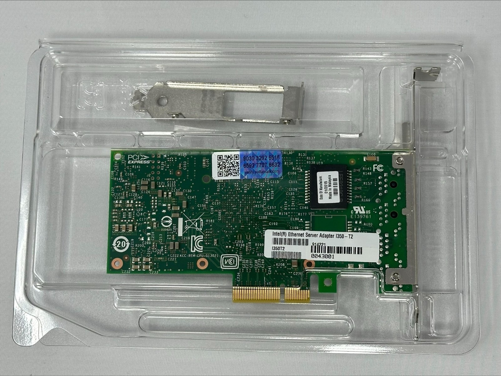 Intel I350T2BLK  Dual Port Ethernet Server Adapter I350-T2