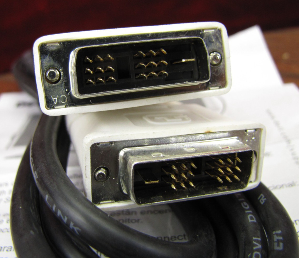 Dell 6715009017P01 DVI-D Single Link Monitor Cable 6ft Male to Male OEM New
