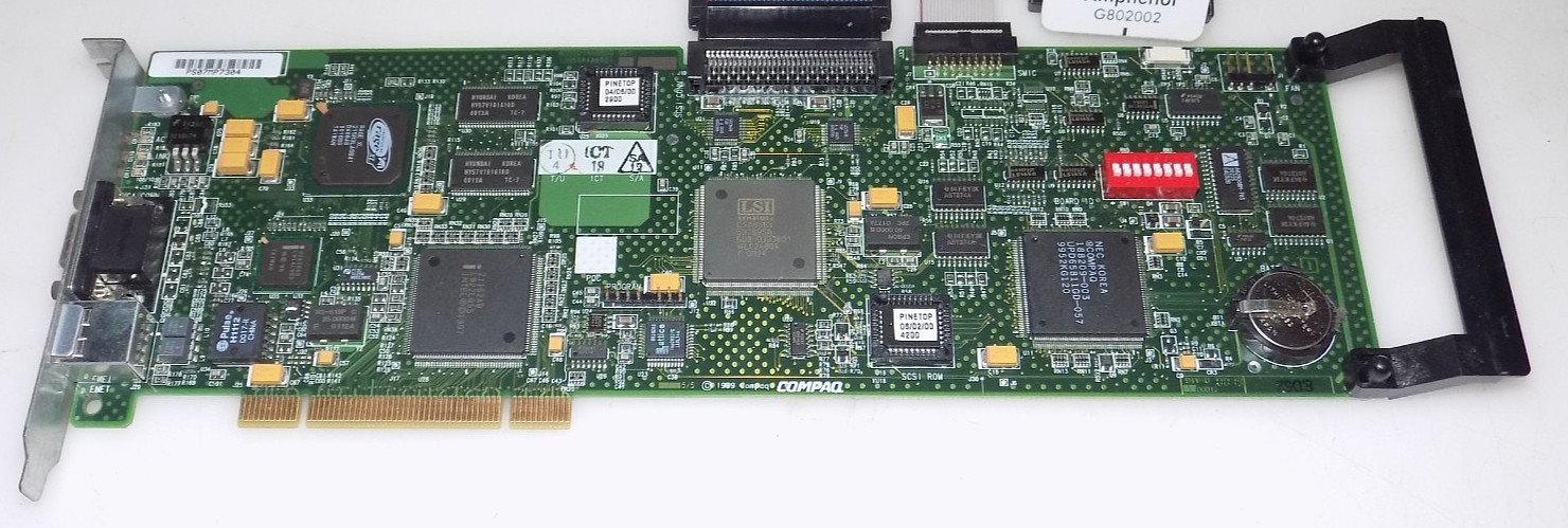 Compaq 176608-001 ML330 G1 Feature Board PCI VIDEO / MODEM CARD VGA, RJ45 SCSI