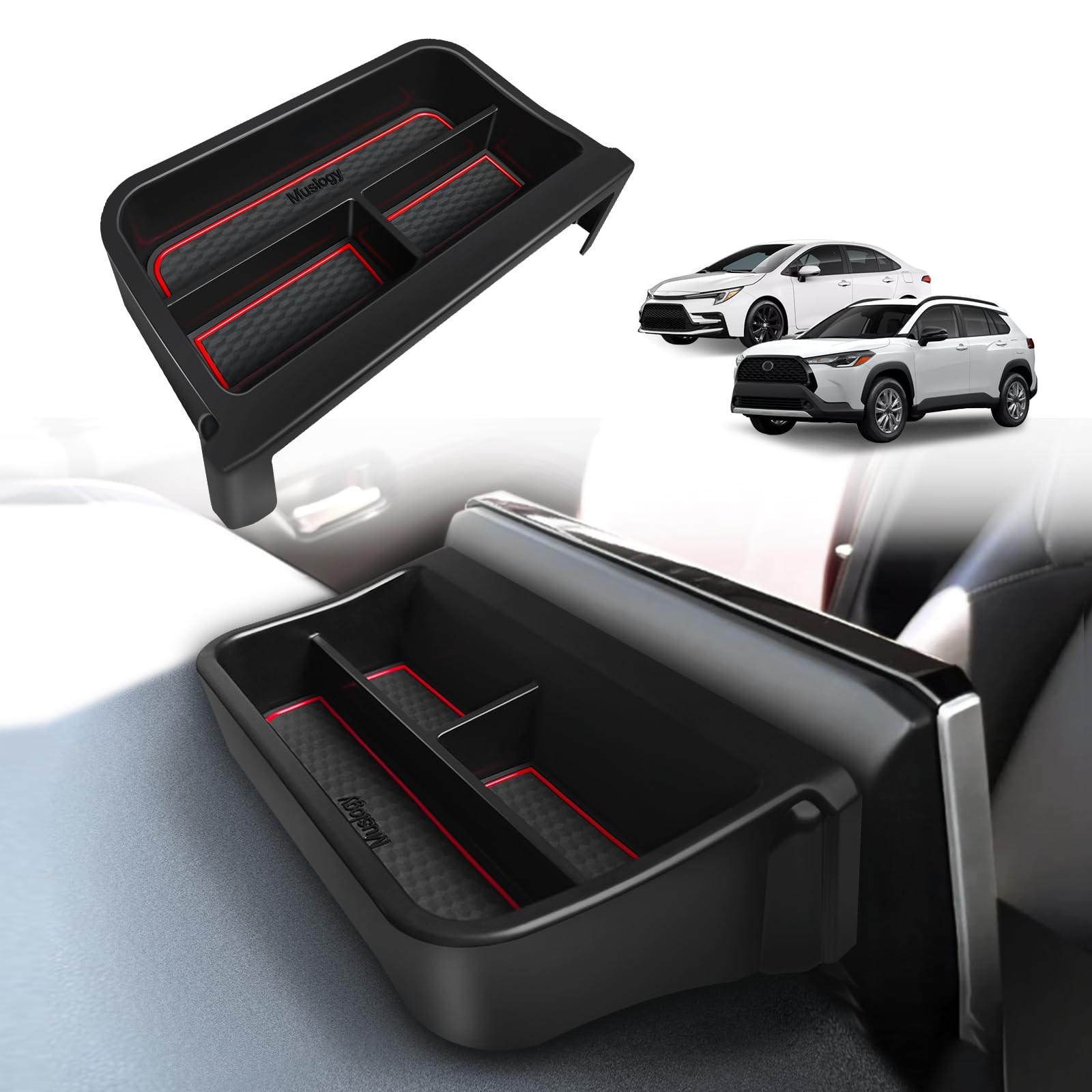 Dashboard Storage Organizer Fits For 2020-2025 2026 Toyota Corolla & 2022-202...