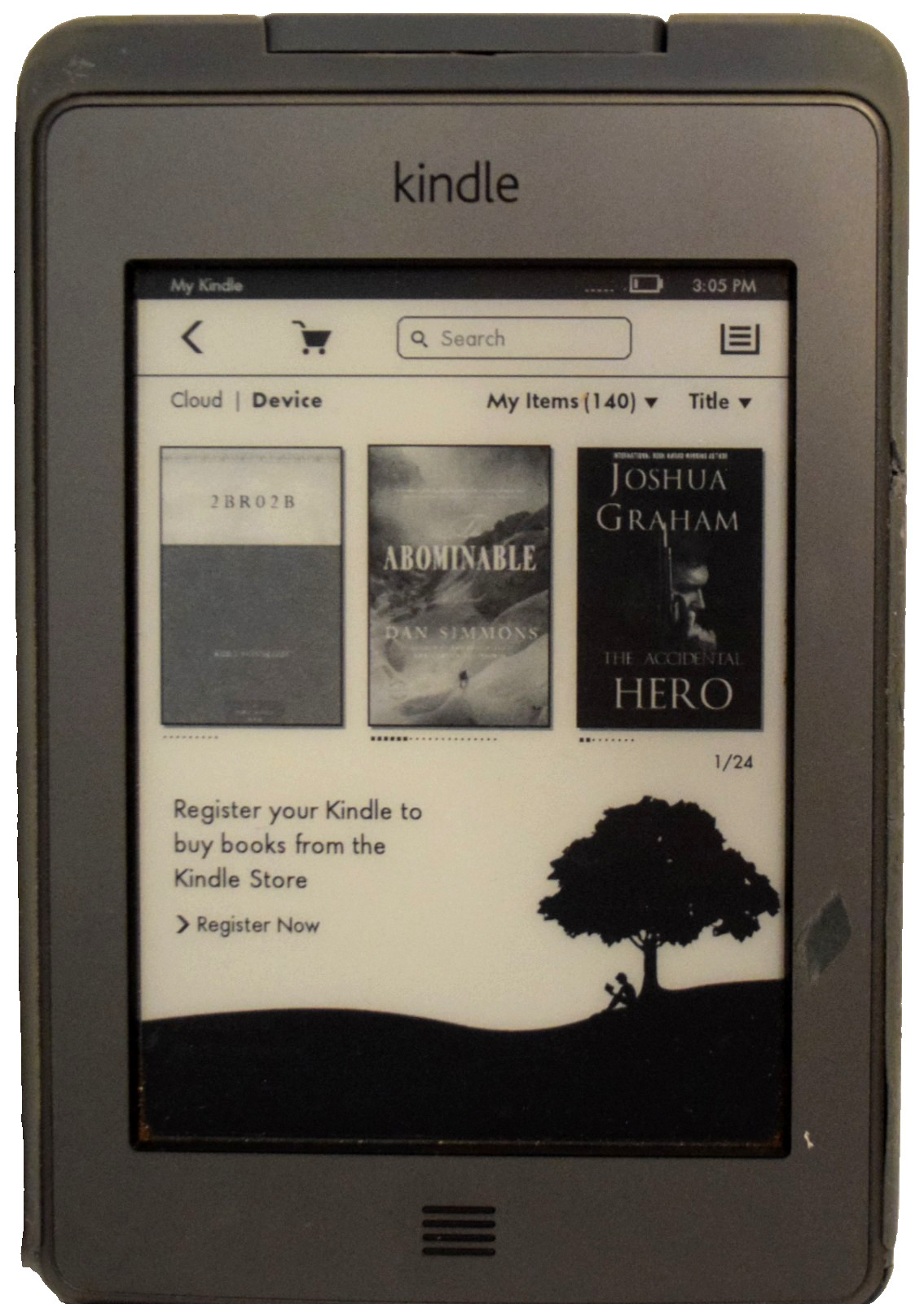 Amazon Kindle (4th Gen.) D01200 - 4GB - Wi-Fi - 6" eReader with Burgundy Case