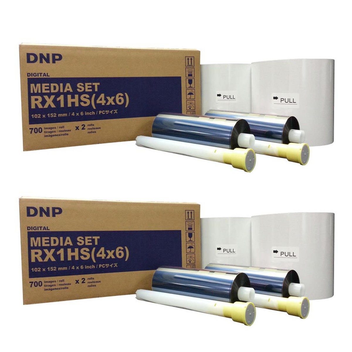 DNP 2x Print Media for DS-RX1HS High Speed Dye Sub Printer - 4x6" 700 Prints Per