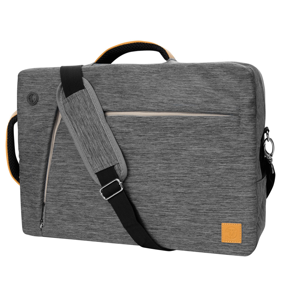VanGoddy Gray 3 In 1 Nylon Laptop Bag For 13