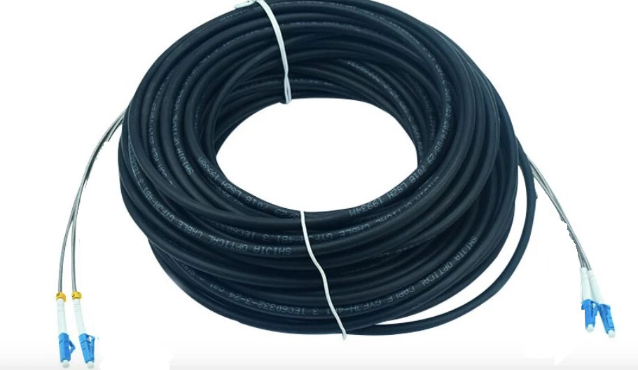 150M LC-LC SingleMode 9/125 2Strand Outdoor Armored Waterproof Fiber Patch cable