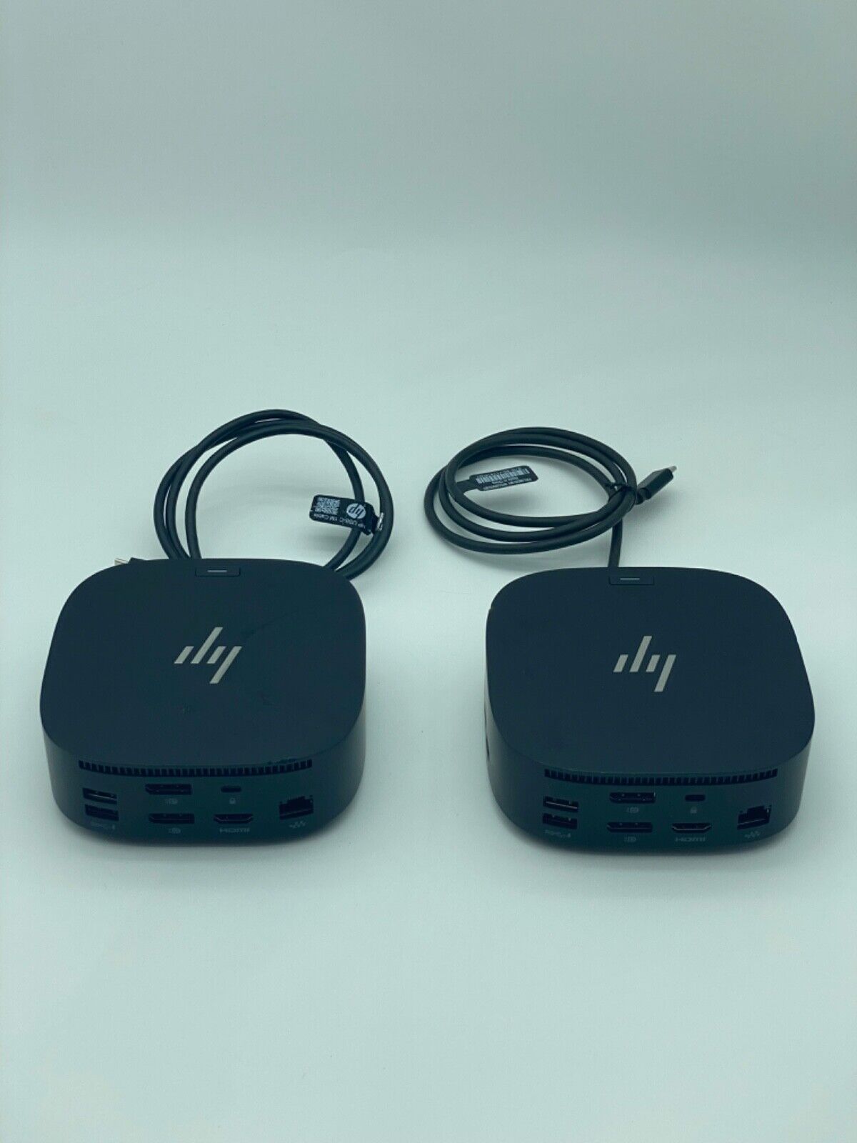 Lot Of 2 HP G5 USB-C Docking Station -MODEL  PMN-HSN-IX02/NO ADAPTER 2N0965045